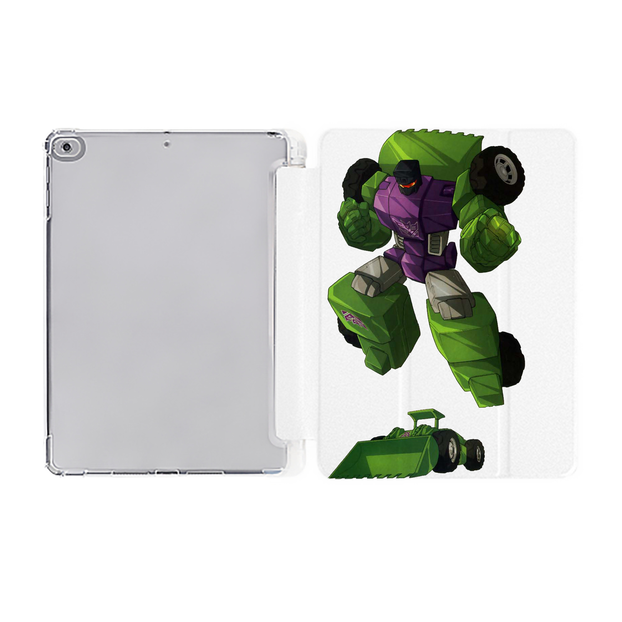 （画像用）  IPad ケース ペン収納付き 三つ折りスタンド PUレザー×シリコン 対応機種9.5/10.5/10.9インチ